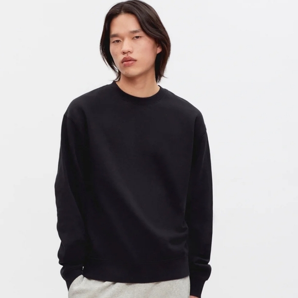 KOTN Men’s essential Oversized Black Egyptian Cotton sweatshirt - XL NWT - Picture 1 of 8